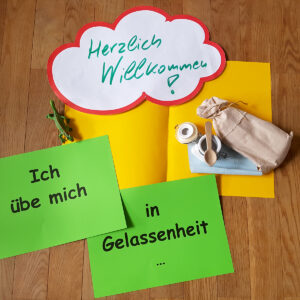 Stressmanagement-Motto Ich übe mich in Gelassenheit